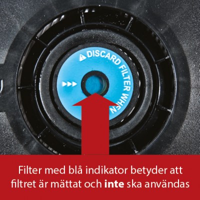 Blå indikator8